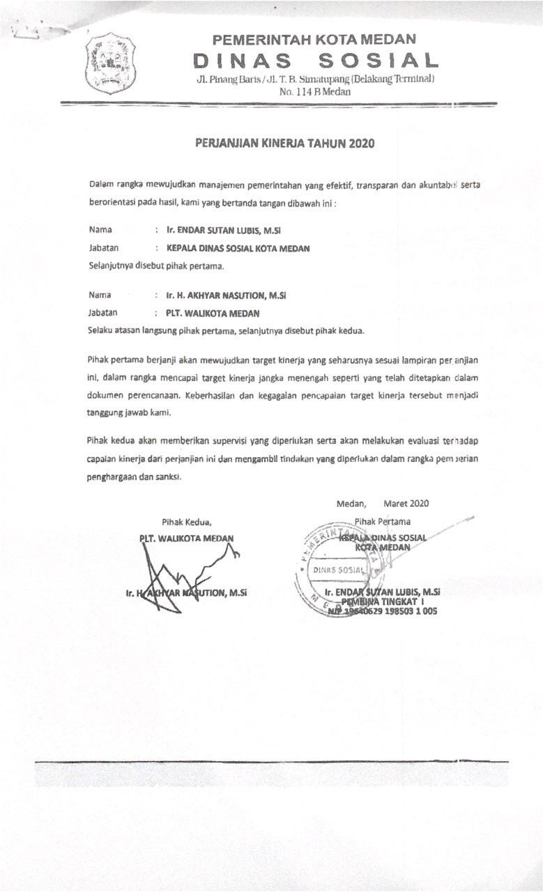 PERJANJIAN KINERJA PPID Disperkim Kota Semarang